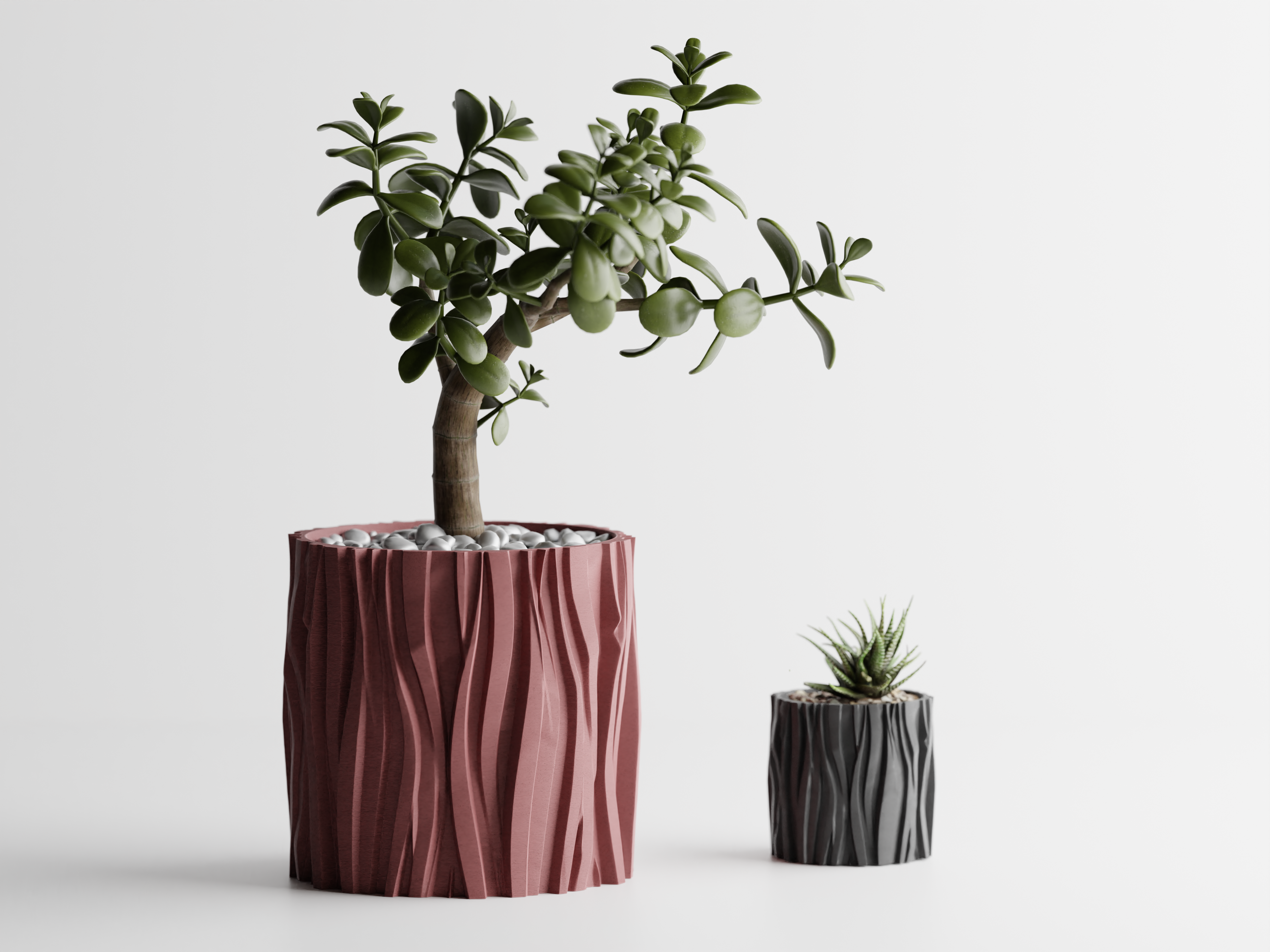 3d printed pots for plants Wavy 3 3D Printed Pot – Peak Orchids