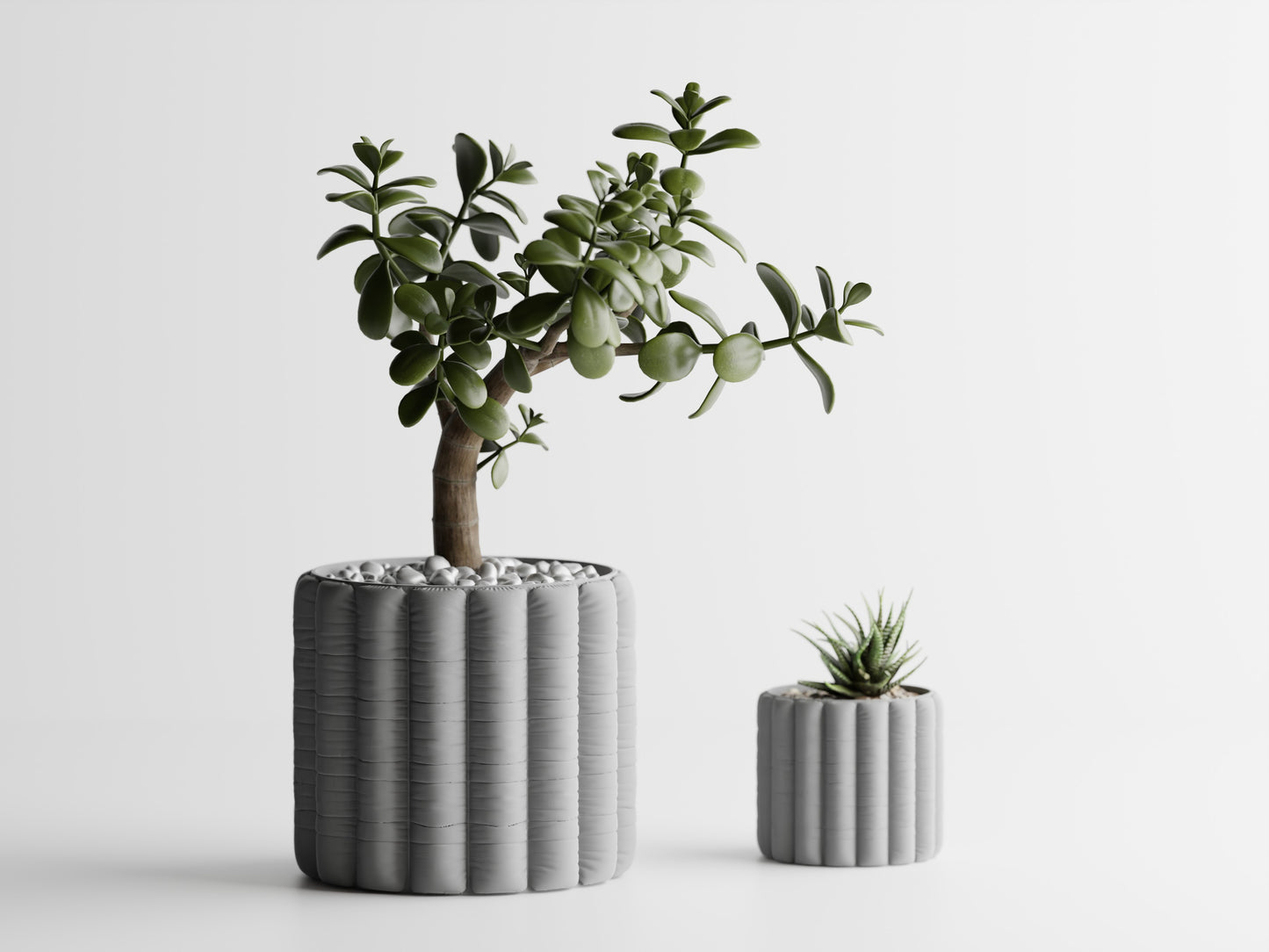 Inflated Soft Cloth Series 5 3D Printed Pot