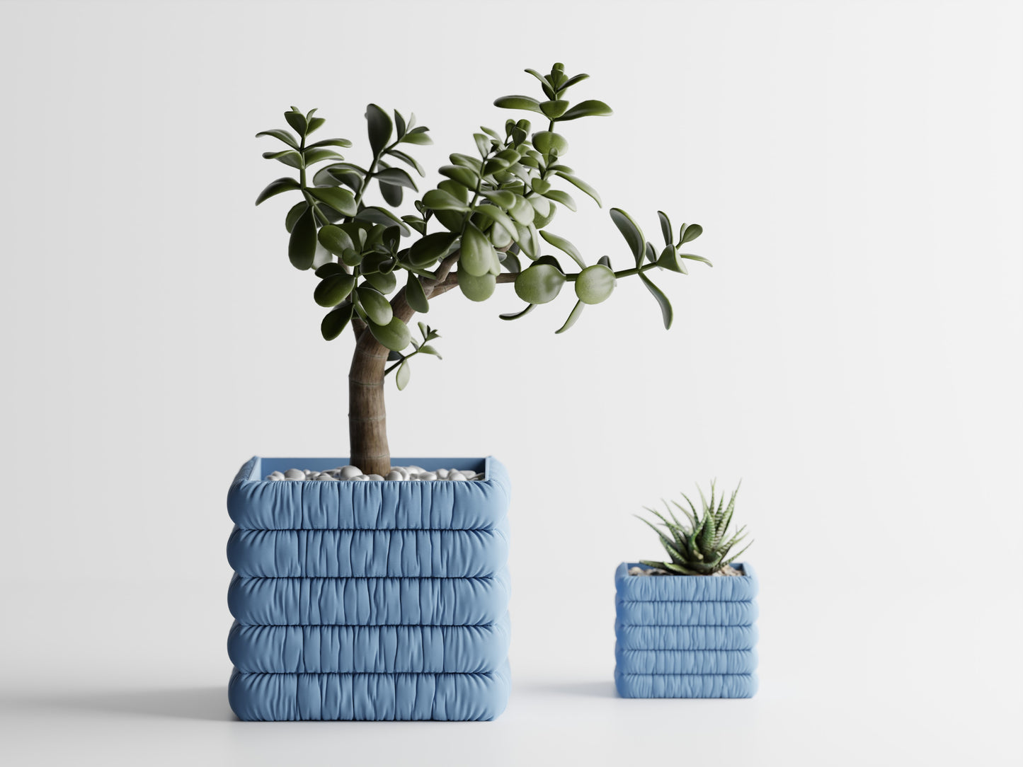 Inflated Soft Cloth Series 8 3D Printed Pot