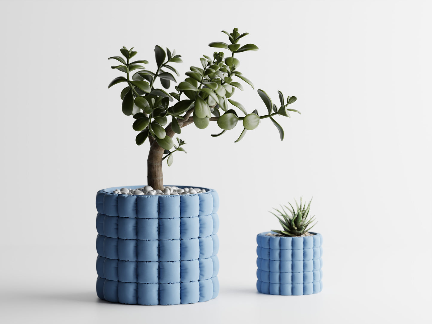 Inflated Soft Cloth Series 2 3D Printed Pot