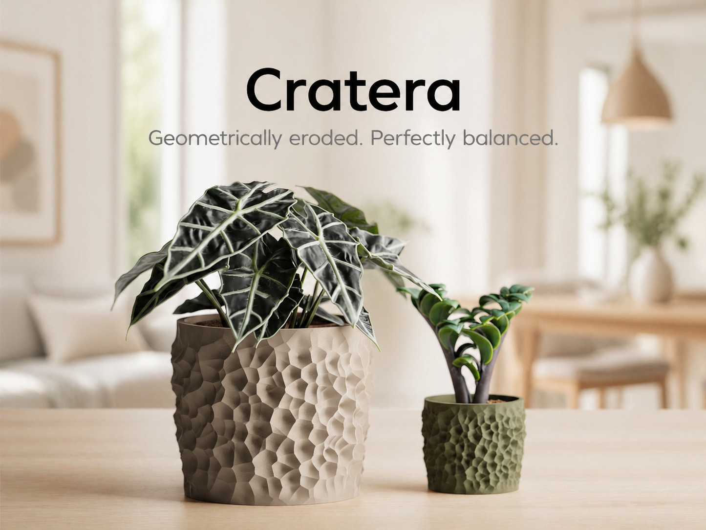 Cratera 3D Printed Pot