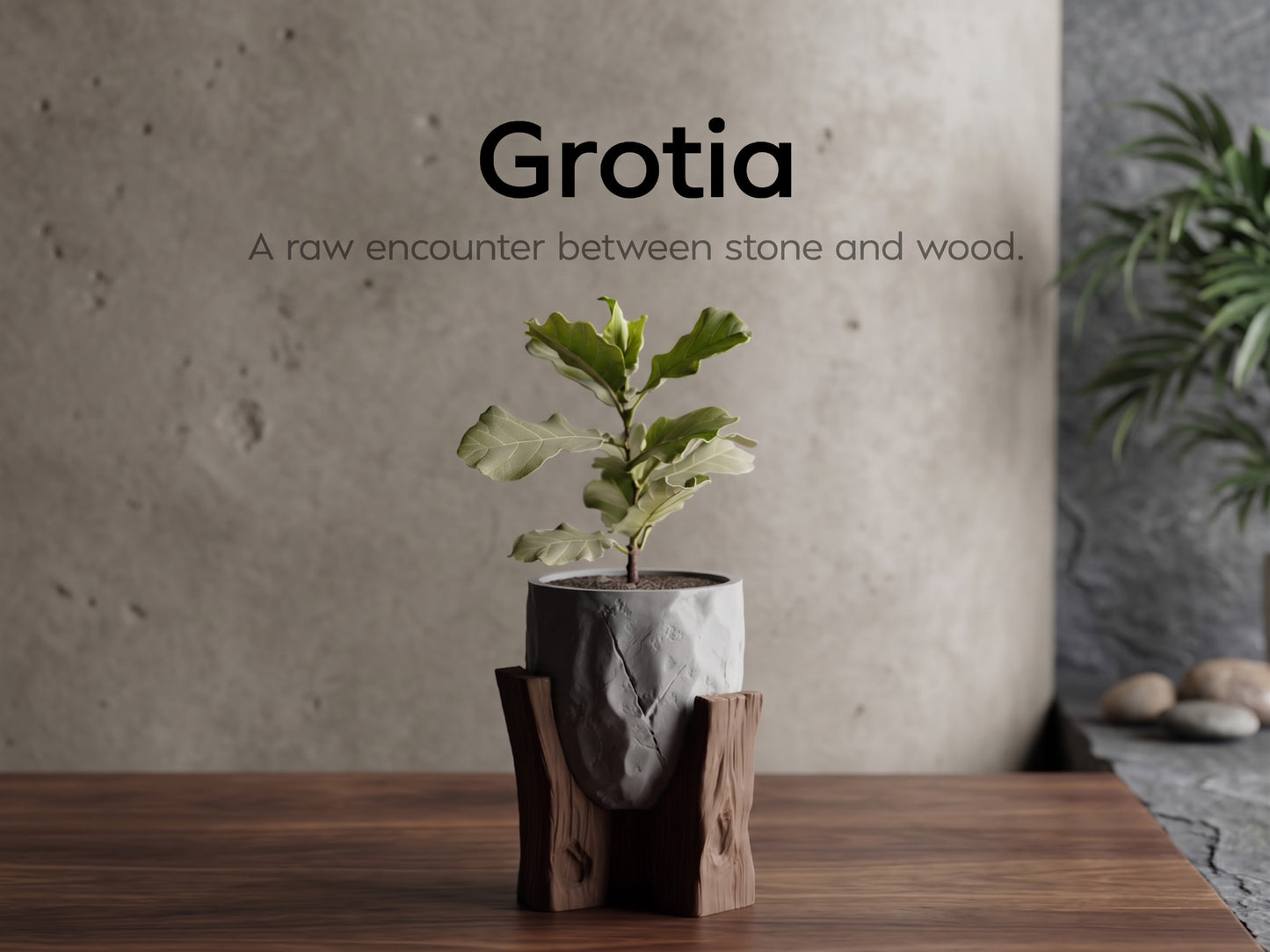 Grotia Two-Tone 3D Printed Pot