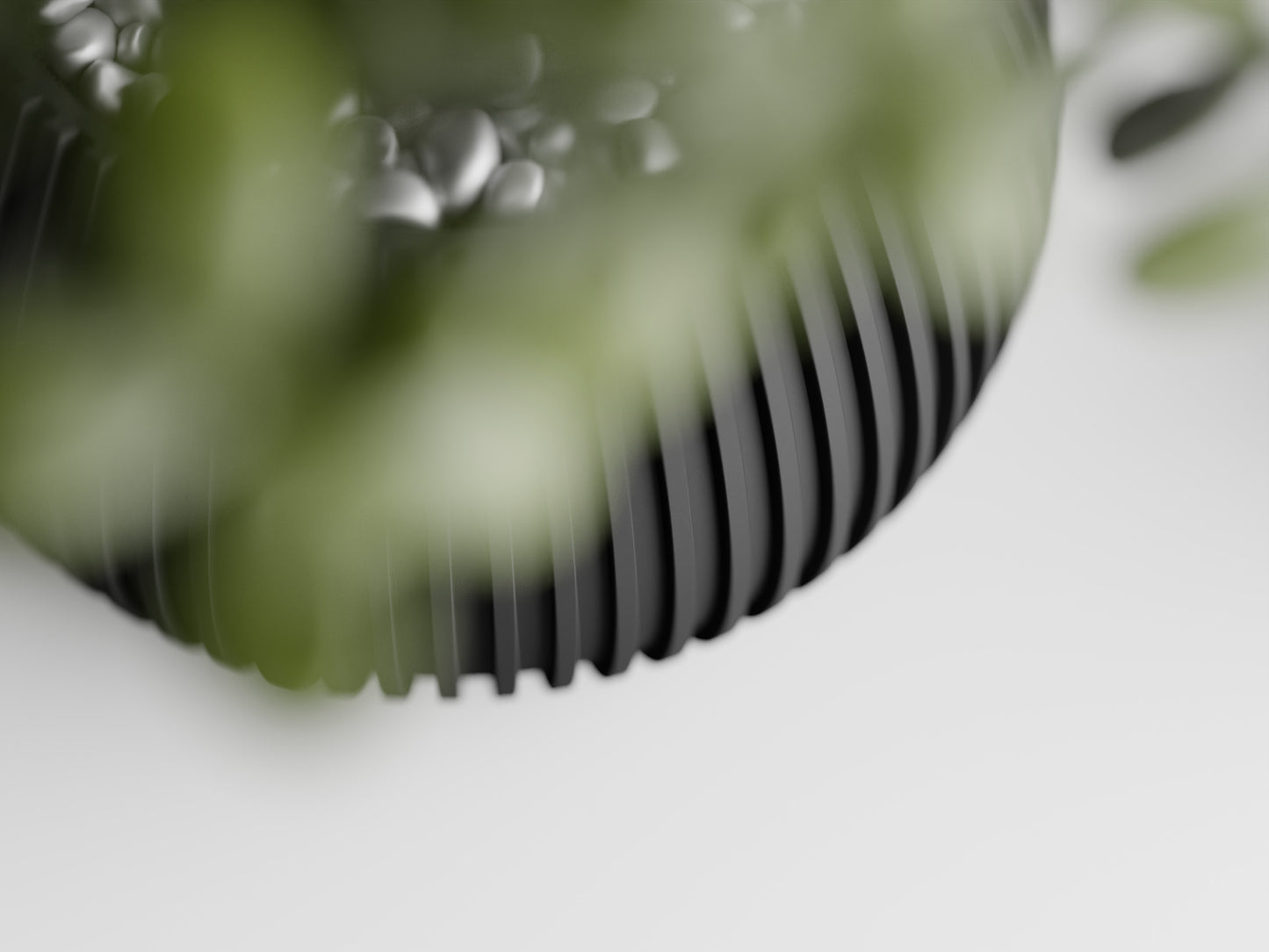 Modern Ribbed Series 4 3D Printed Pot