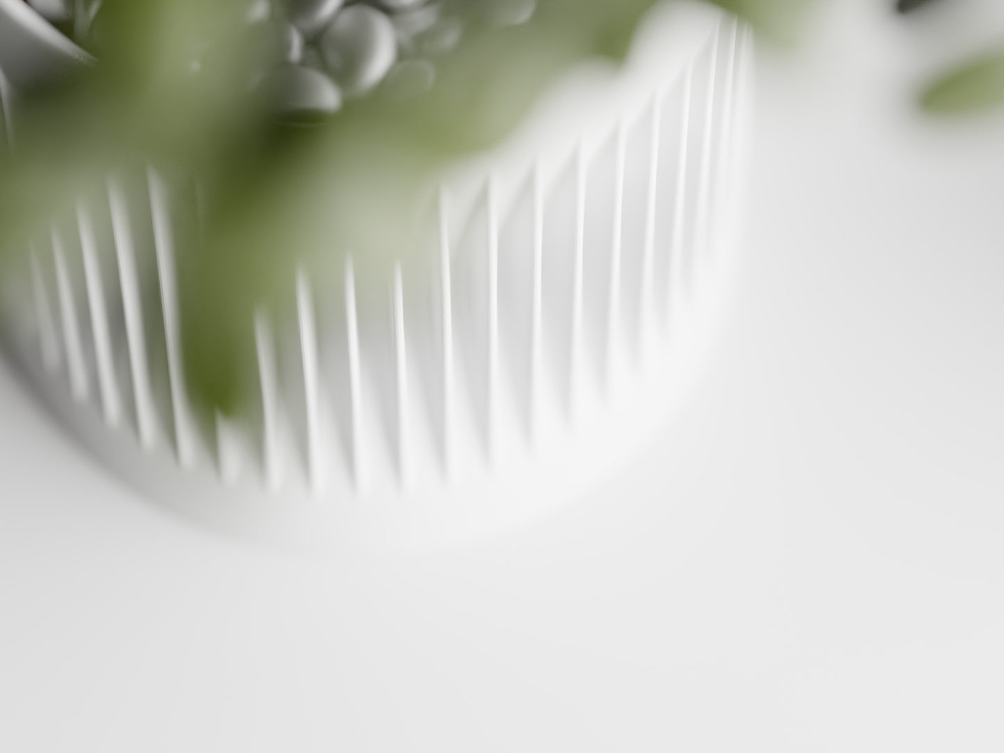 Modern Ribbed Series 2 3D Printed Pot