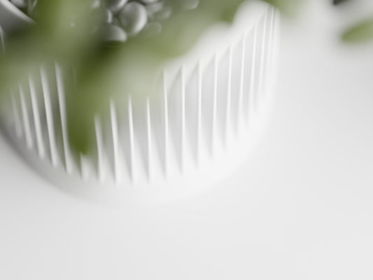 Modern Ribbed Series 2 3D Printed Pot