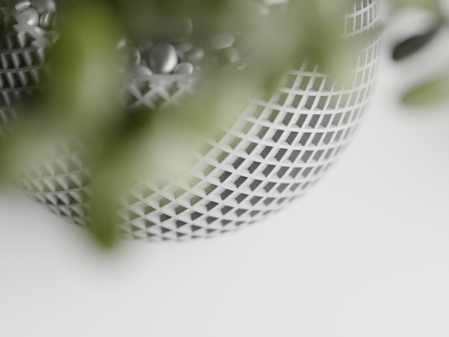 Modern Ribbed Series 6 3D Printed Pot