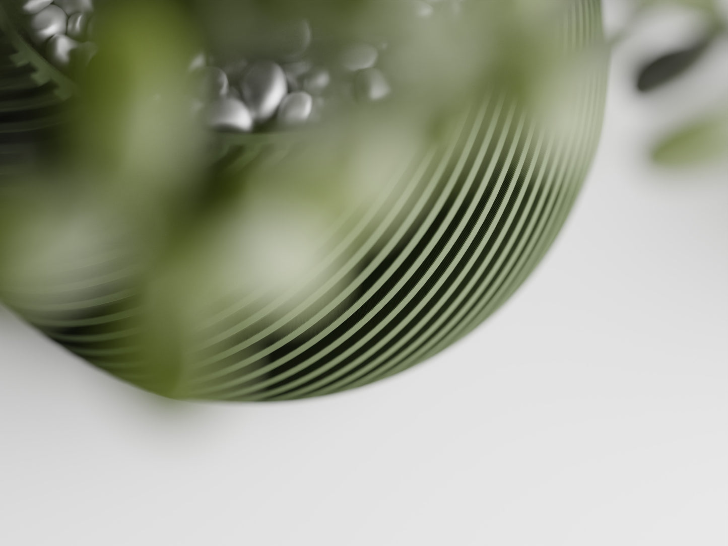 Modern Ribbed Series 5 3D Printed Pot