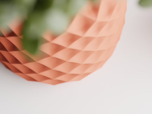 Crystal Bloom 3D Printed Pot