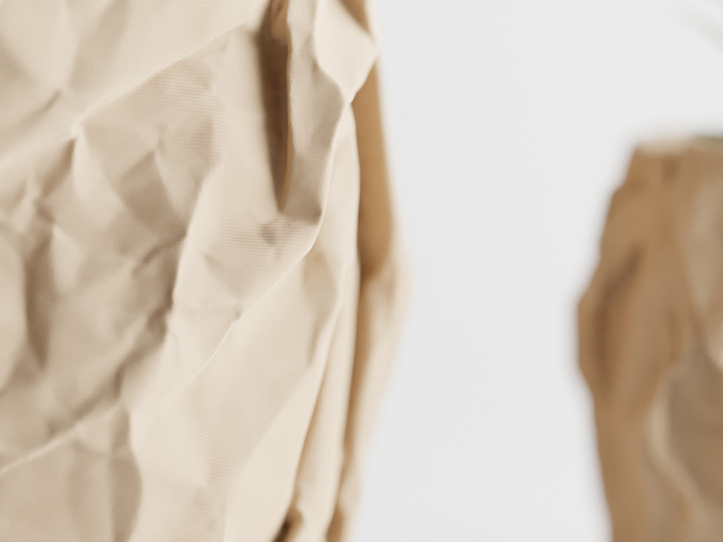 Crumpled Paper Pot Round 3D Printed Pot