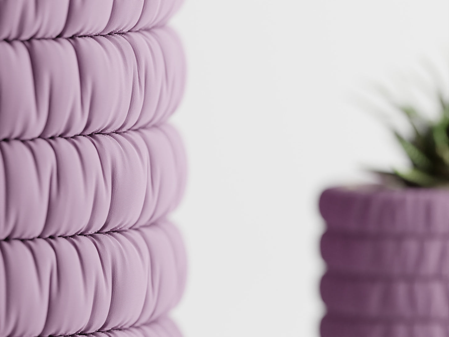 Inflated Soft Cloth Series 1 3D Printed Pot