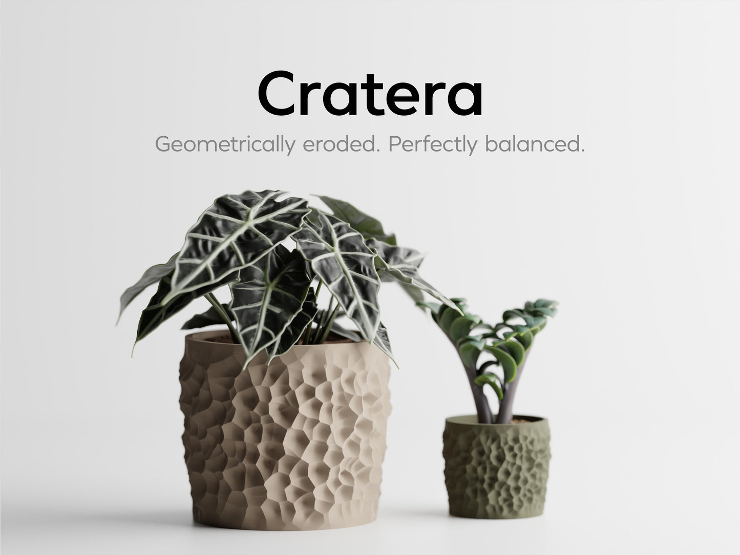 Cratera 3D Printed Pot