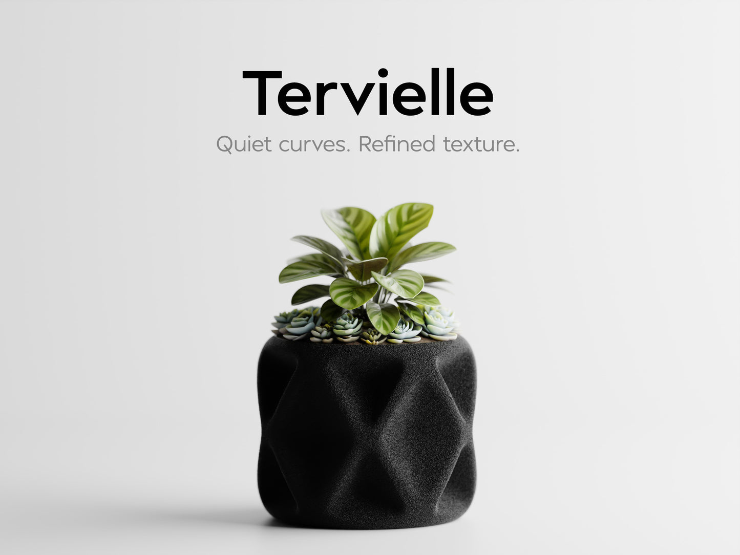 Tervielle 3D Printed Pot