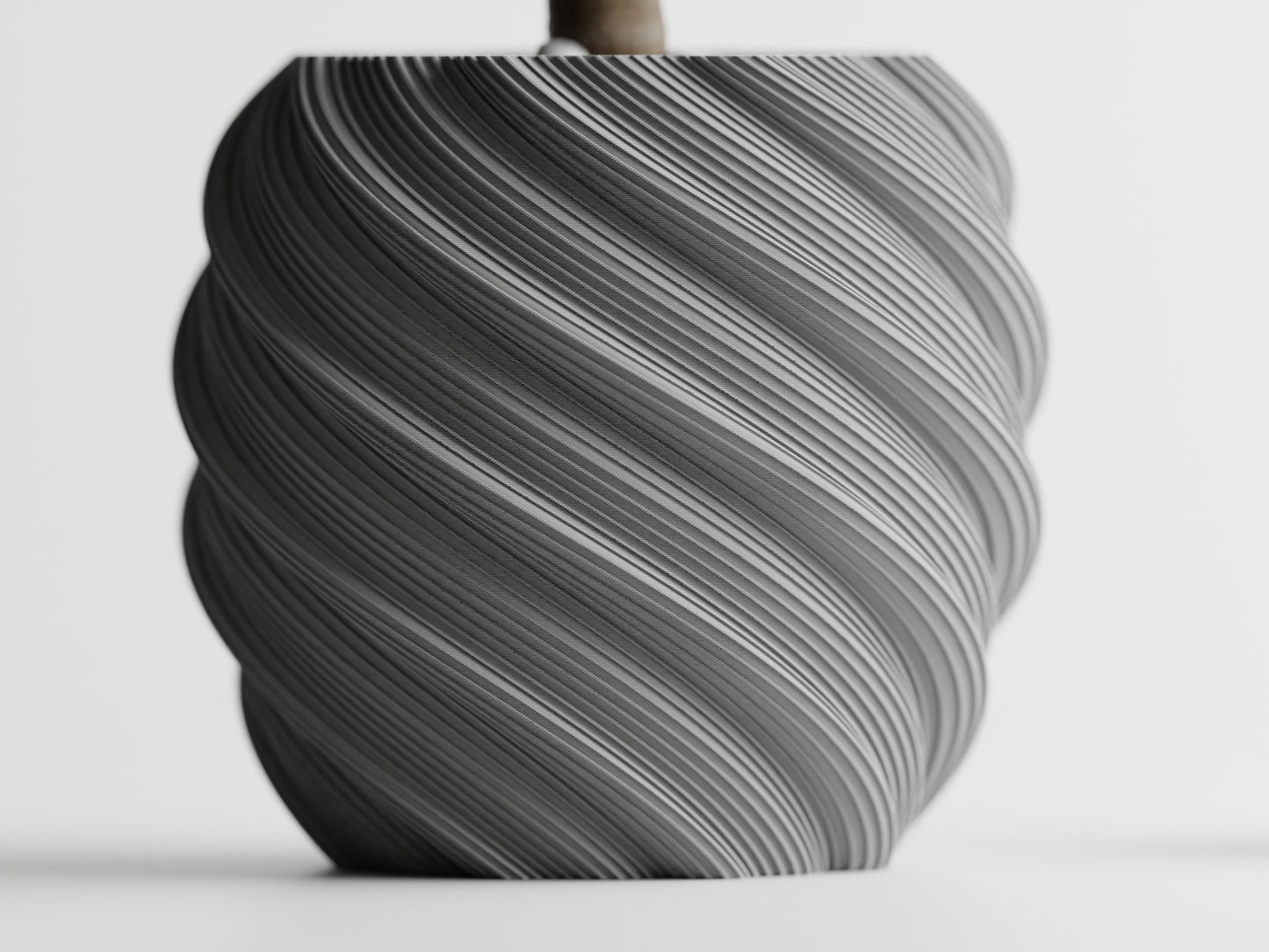 Ribs Divided 1 3D Printed Pot