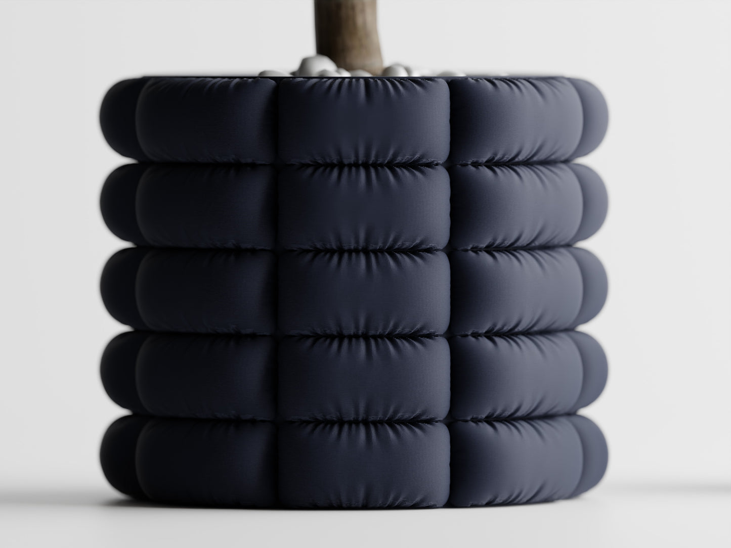 Inflated Soft Cloth Series 3 3D Printed Pot