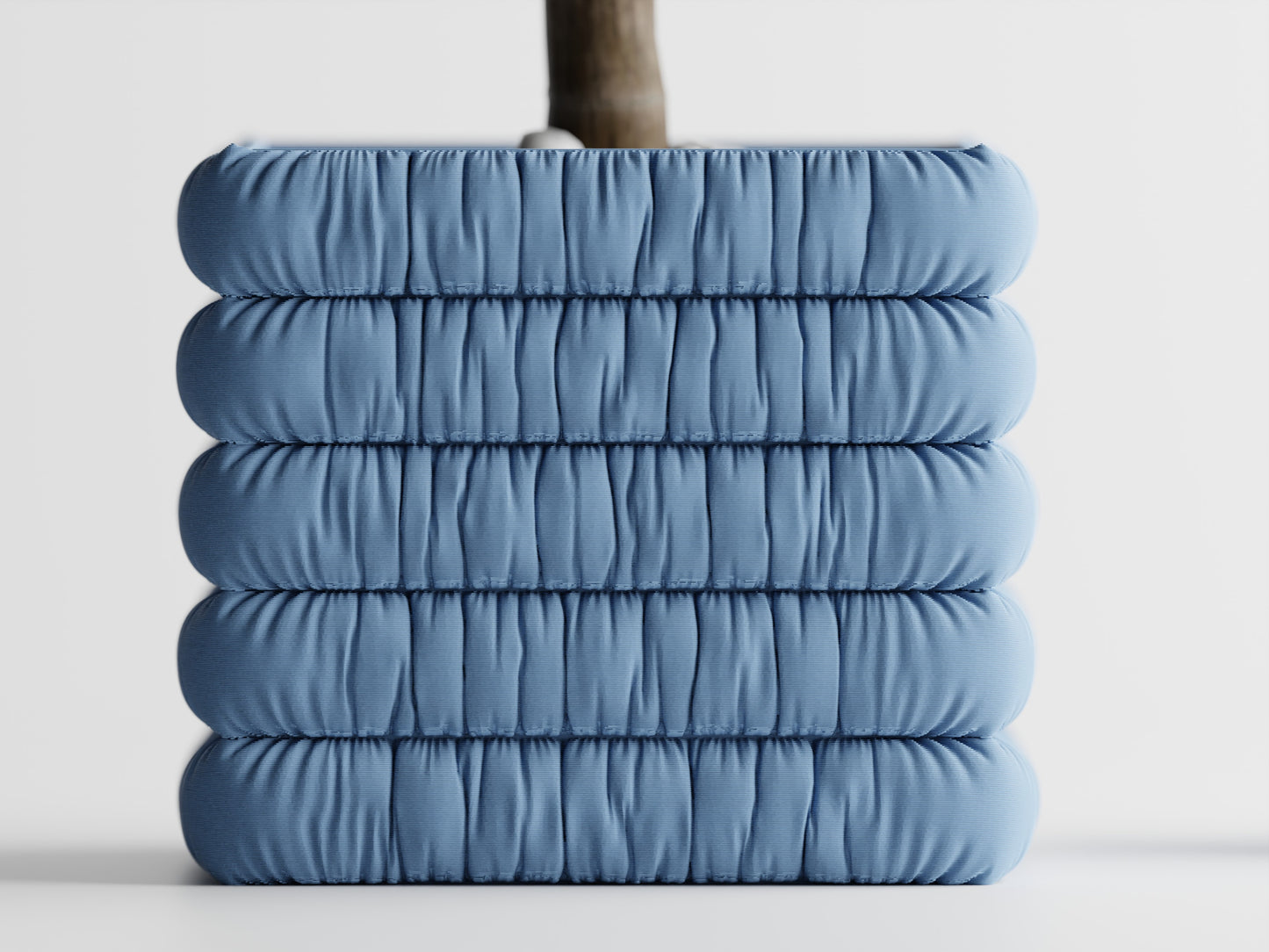 Inflated Soft Cloth Series 8 3D Printed Pot
