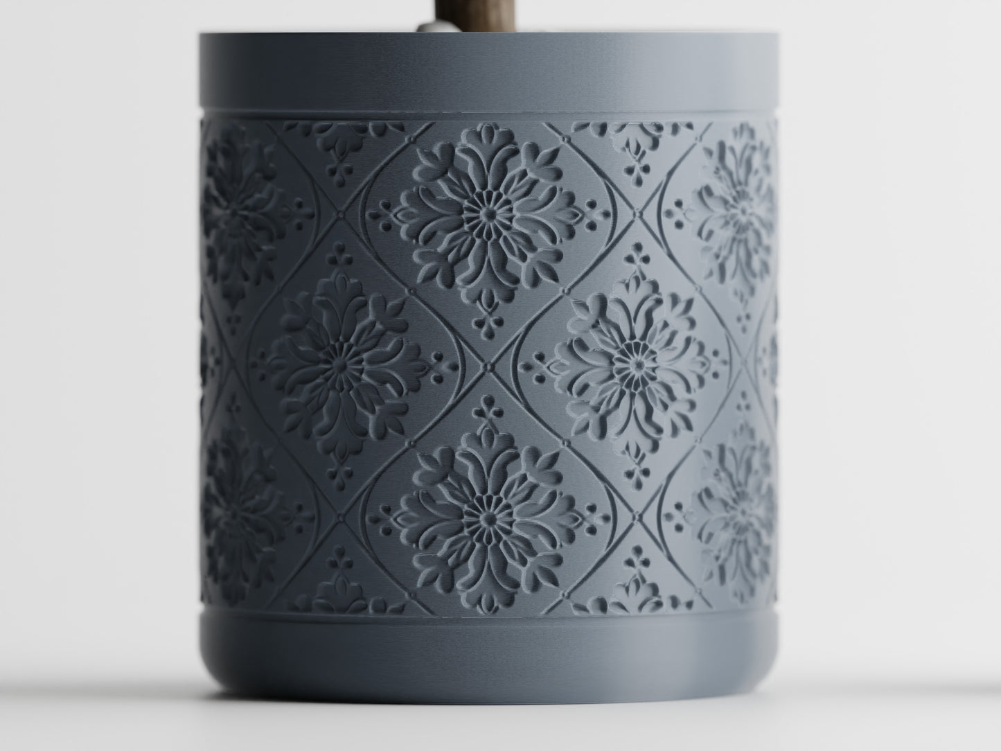 Floral Pattern 3D Printed Pot