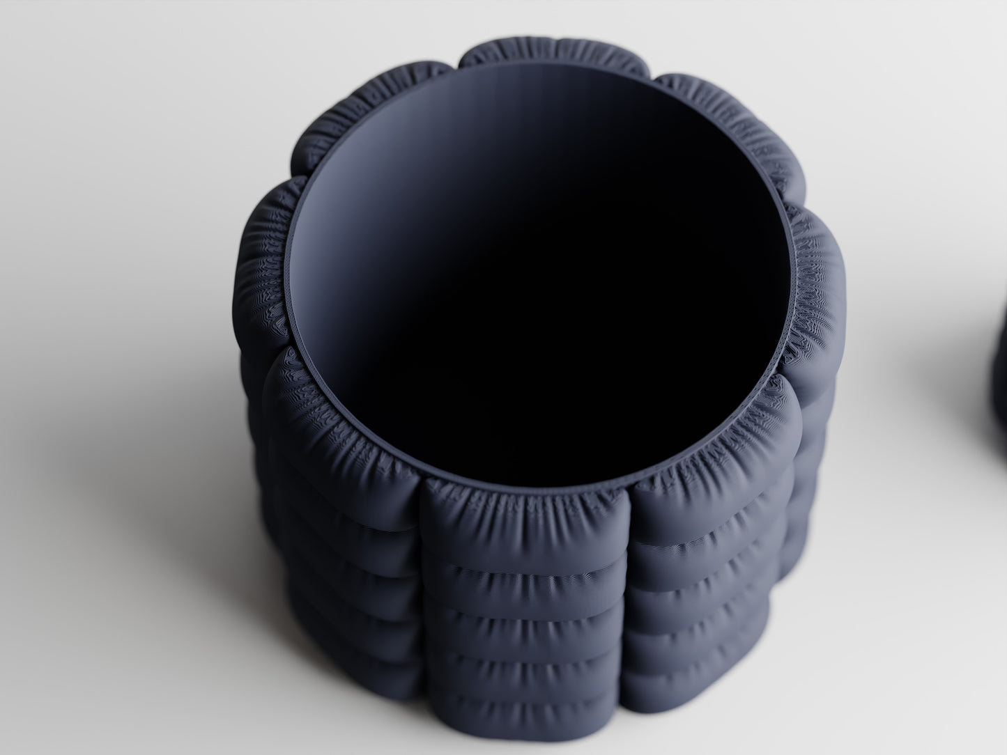 Inflated Soft Cloth Series 3 3D Printed Pot
