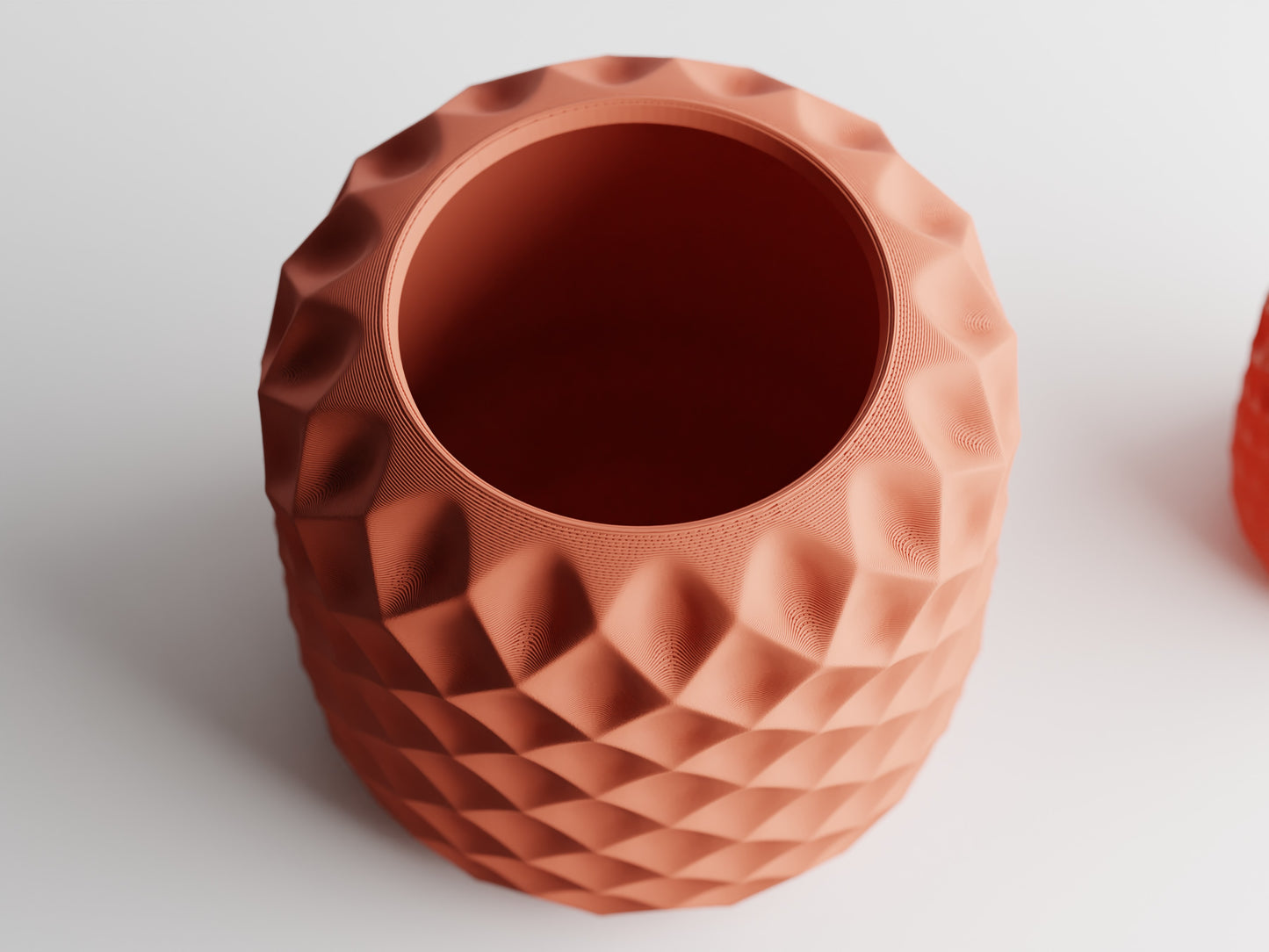 Crystal Bloom 3D Printed Pot