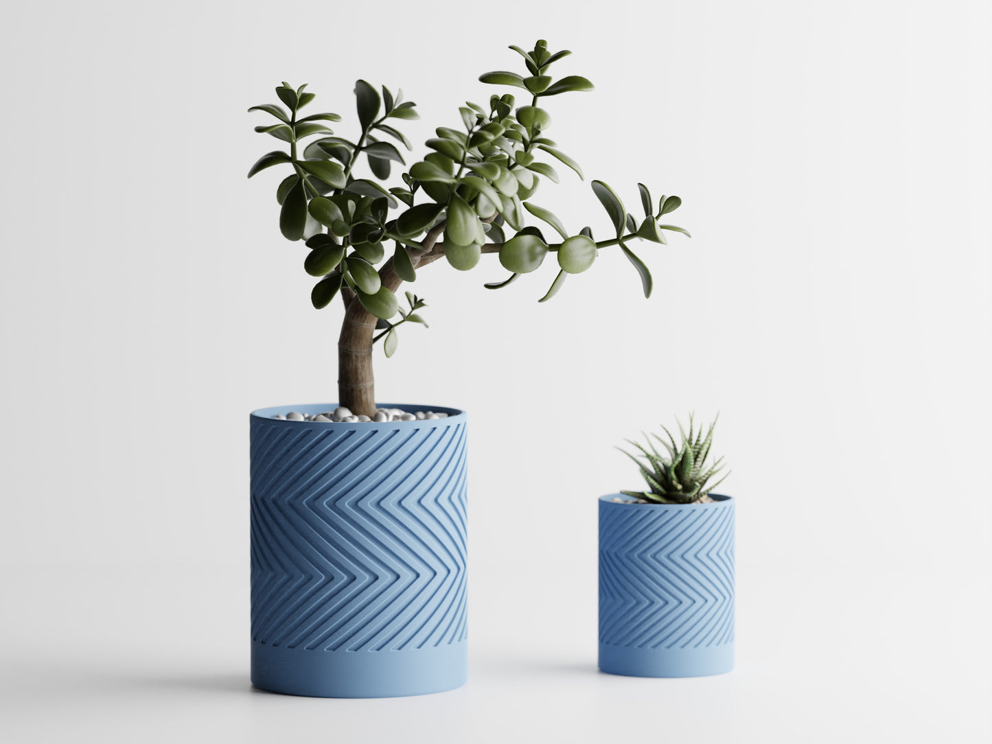 ZigZag Two-Tone 3D Printed Pot