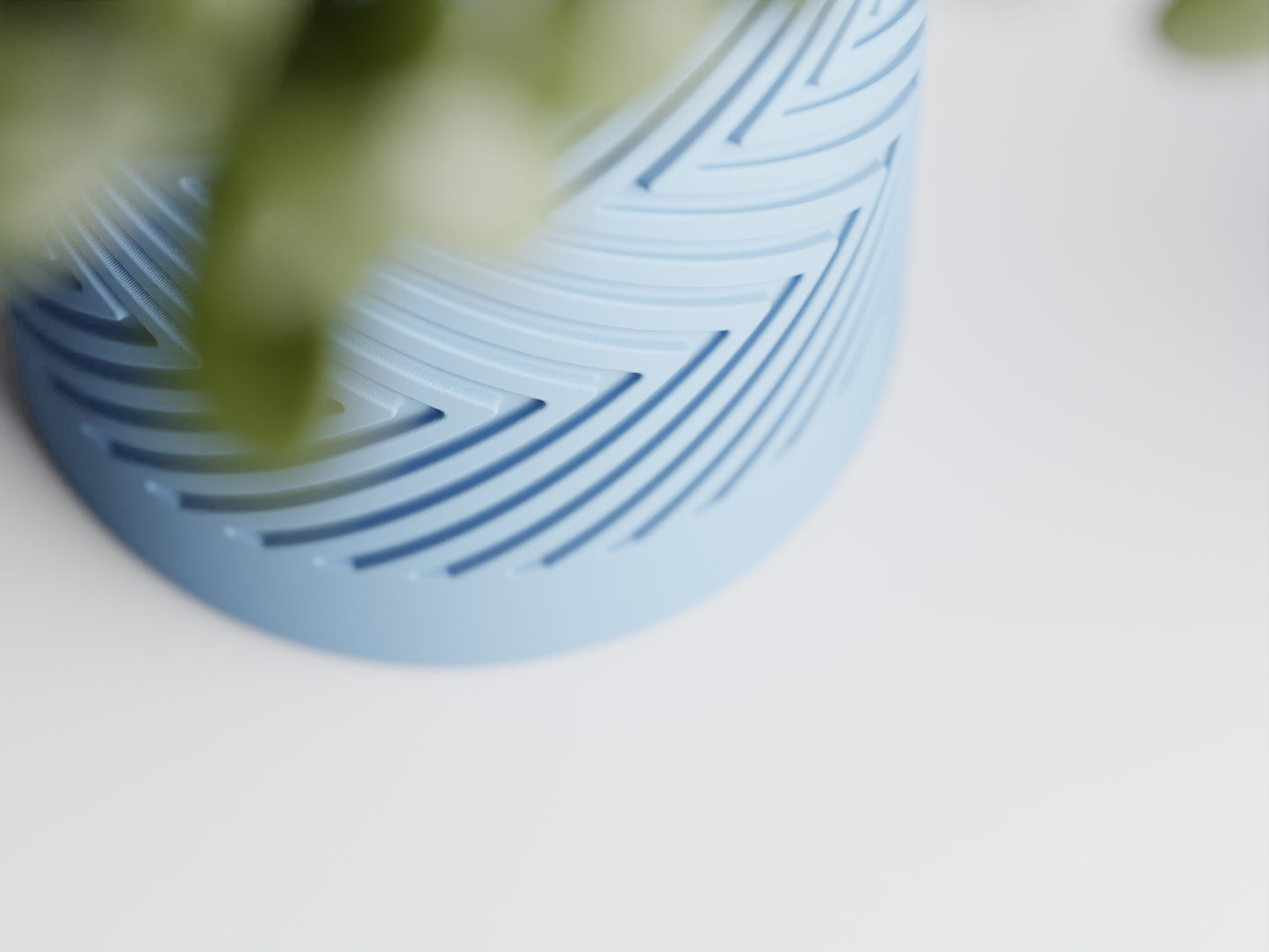 ZigZag Two-Tone 3D Printed Pot