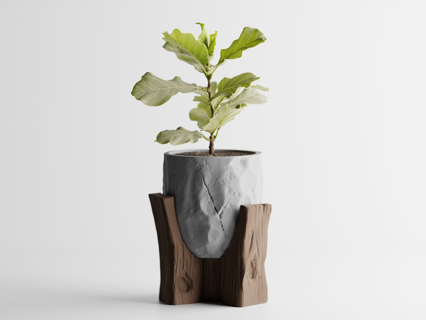 Grotia Two-Tone 3D Printed Pot