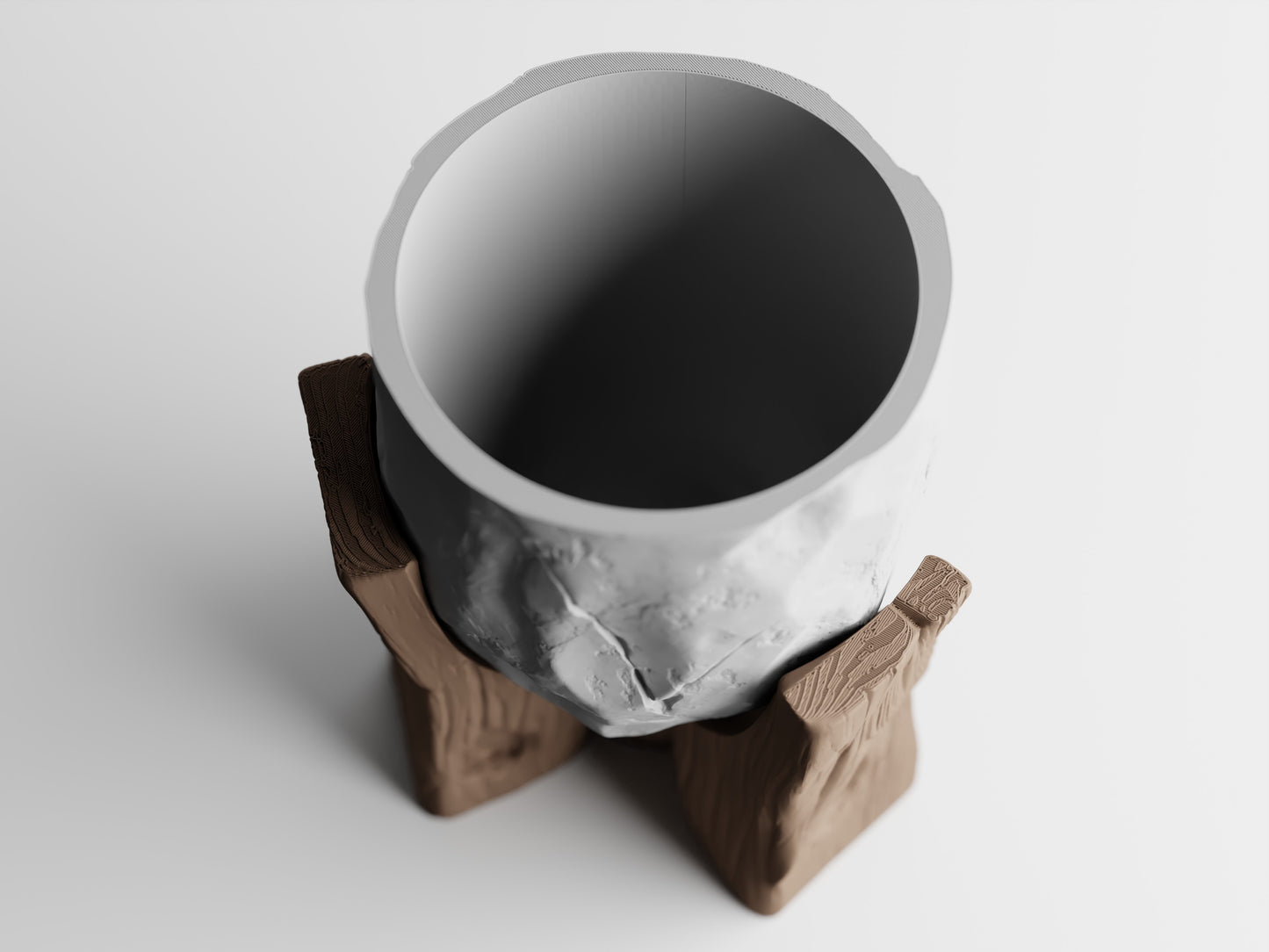 Grotia Two-Tone 3D Printed Pot