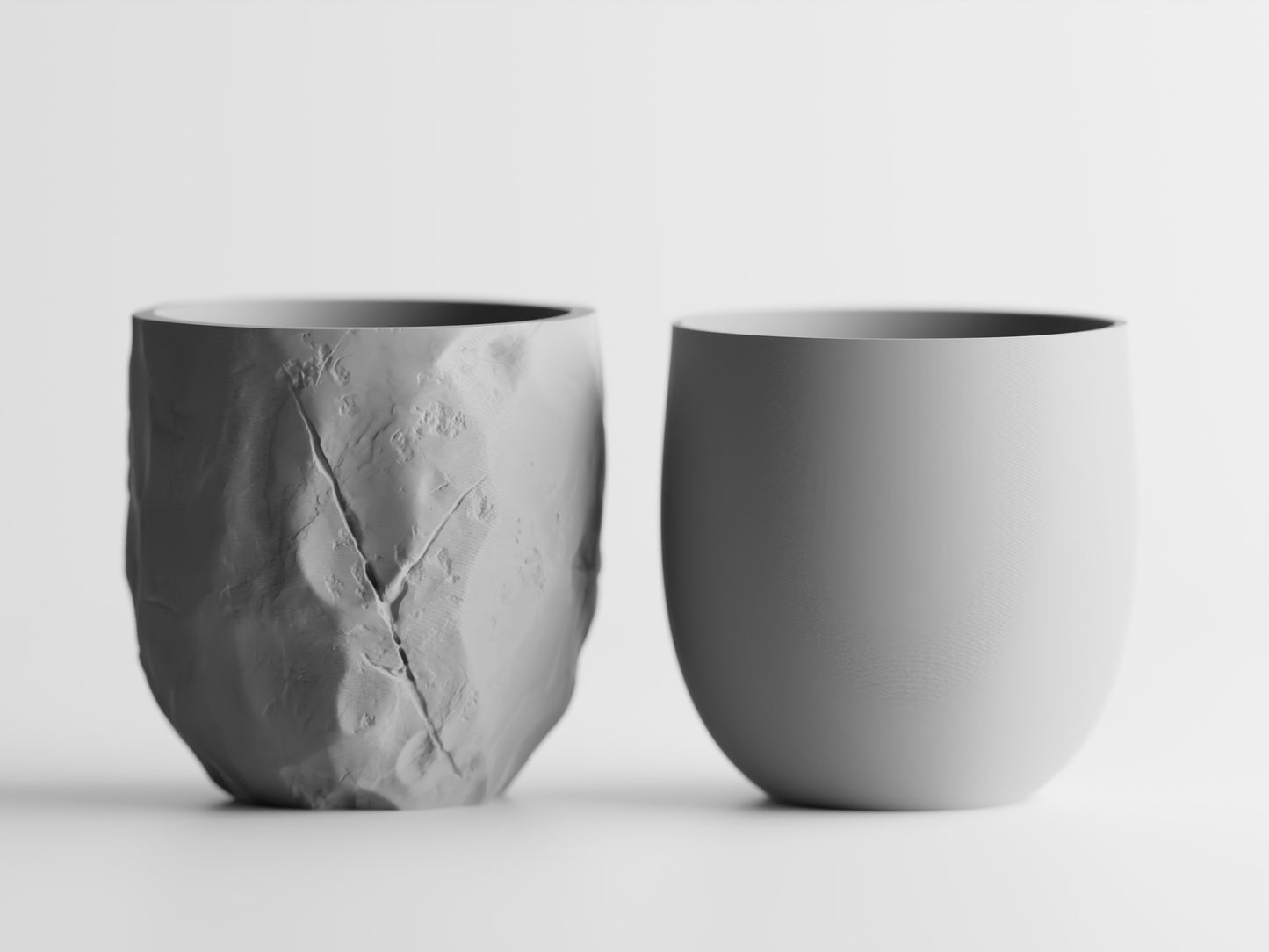 Grotia Two-Tone 3D Printed Pot