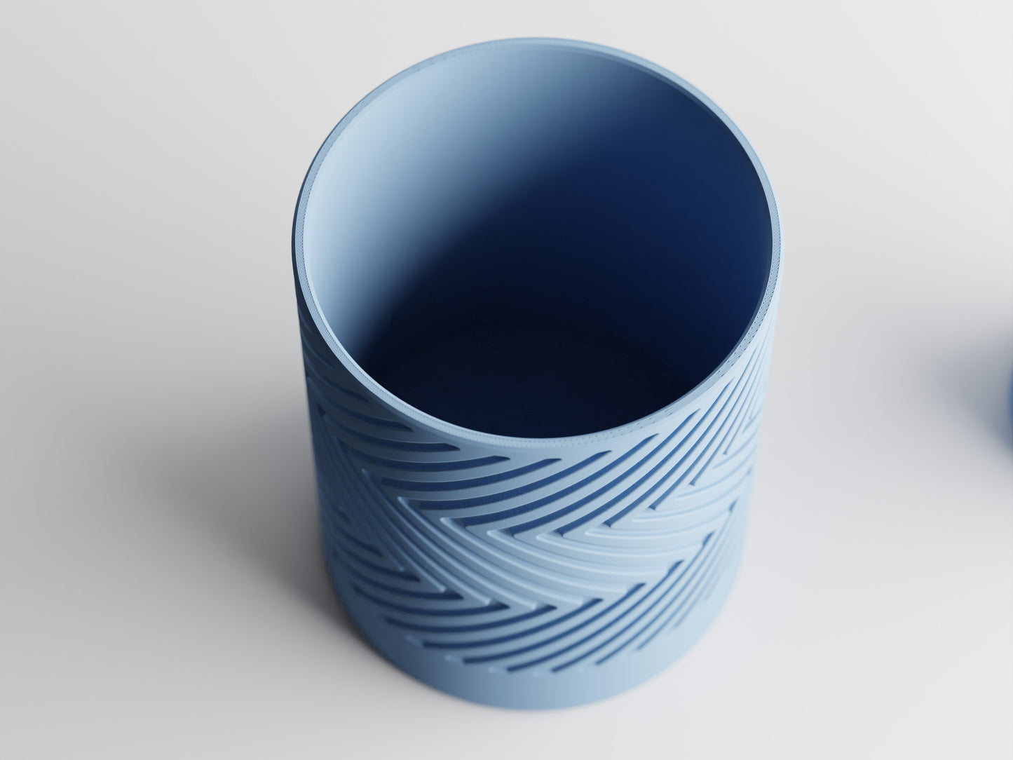 ZigZag Two-Tone 3D Printed Pot