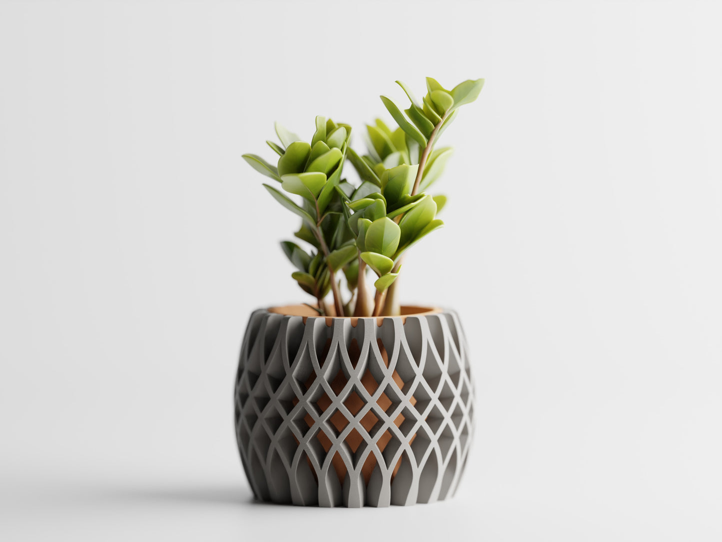 Interweave Two-Tone 3D Printed Pot