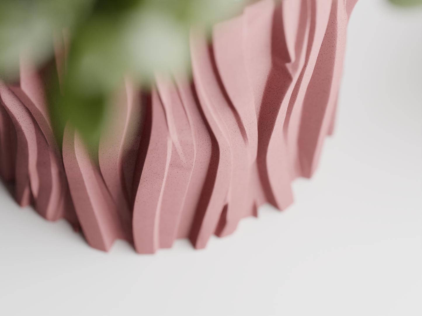 Wavy 3 3D Printed Pot