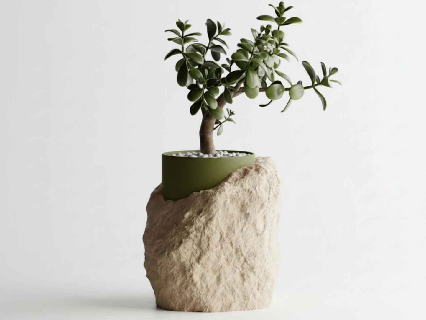 Stratum Two-Tone 3D Printed Pot