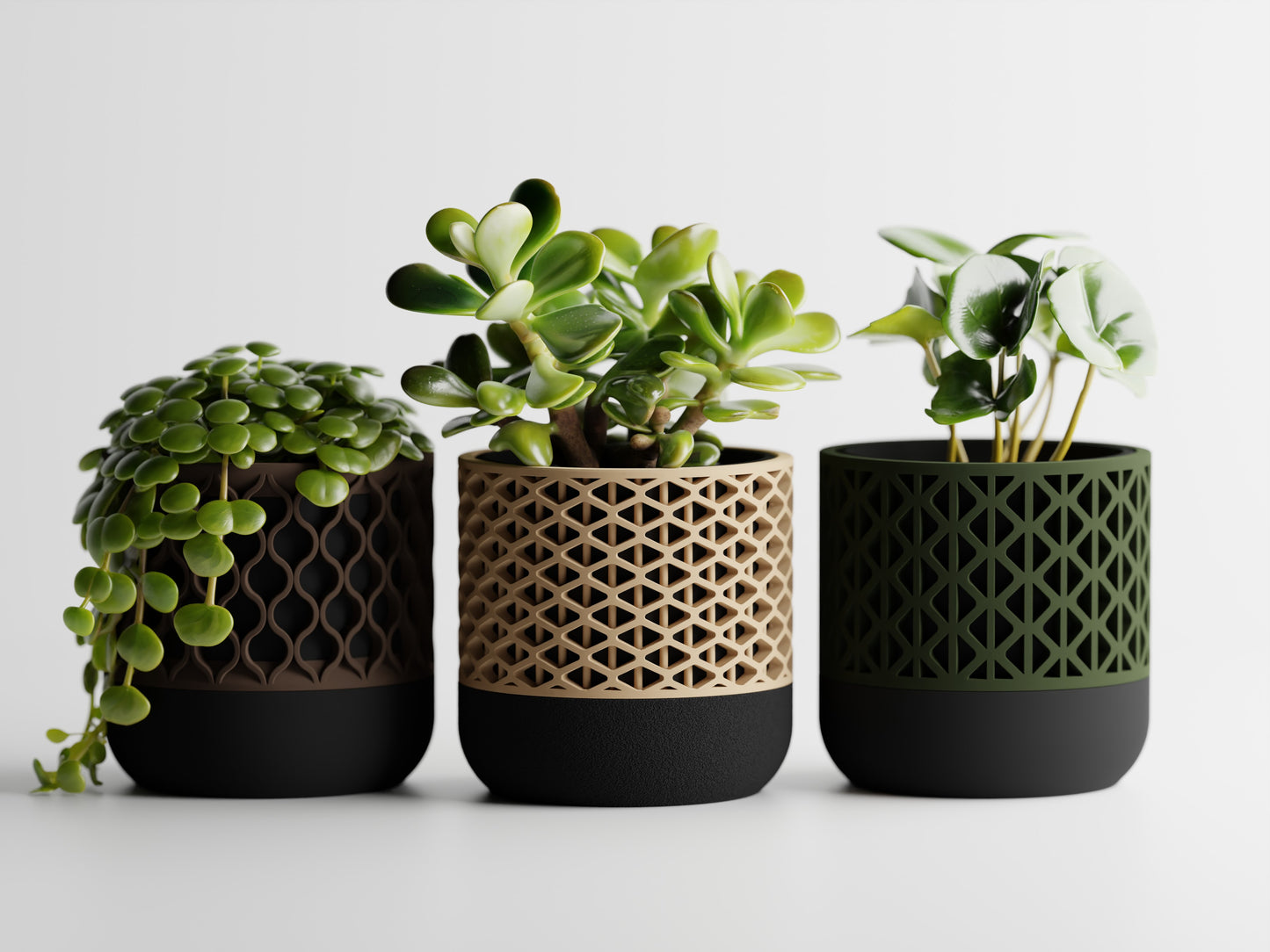 Synora Two-Tone 3D Printed Pot