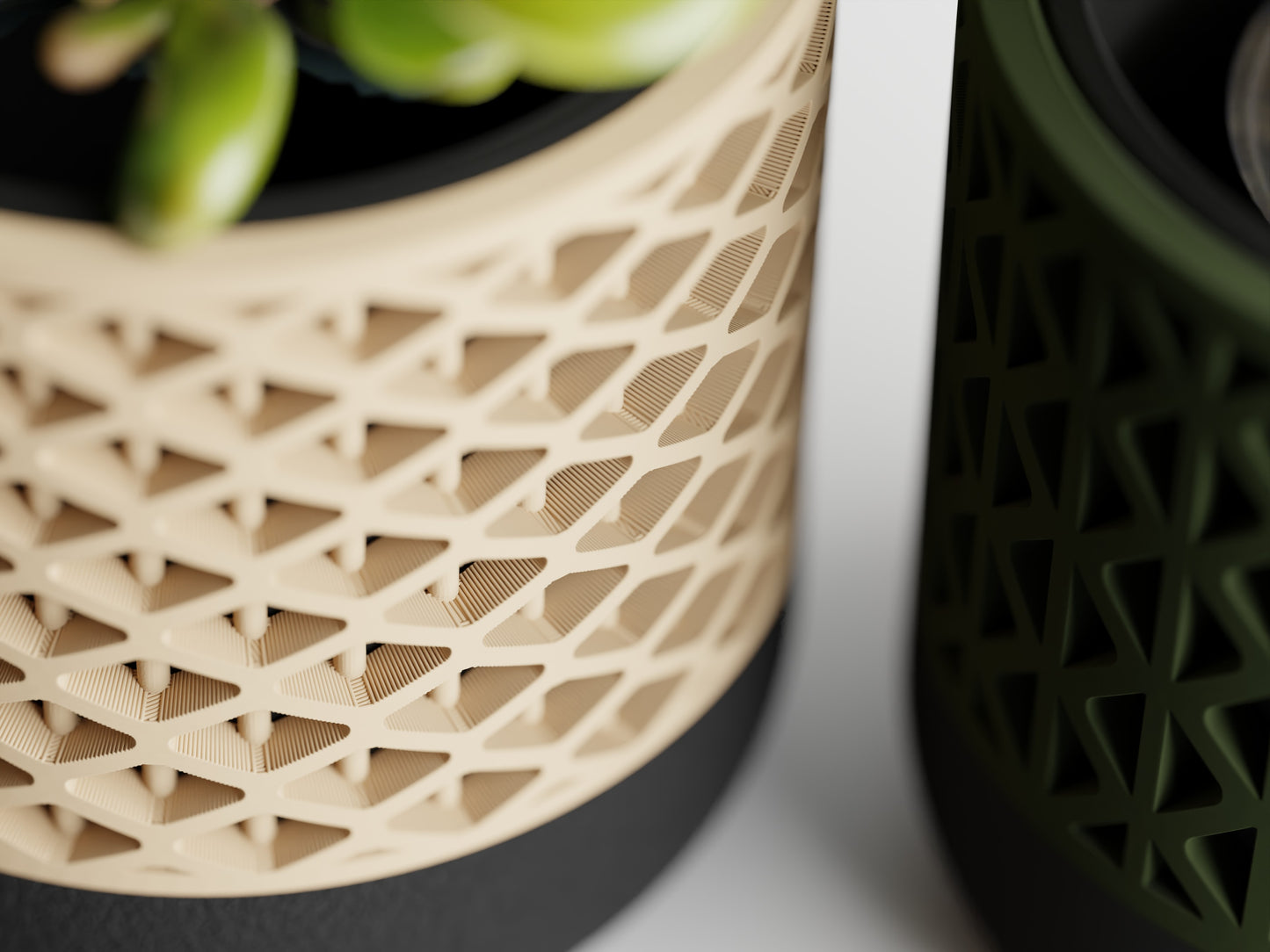 Synora Two-Tone 3D Printed Pot